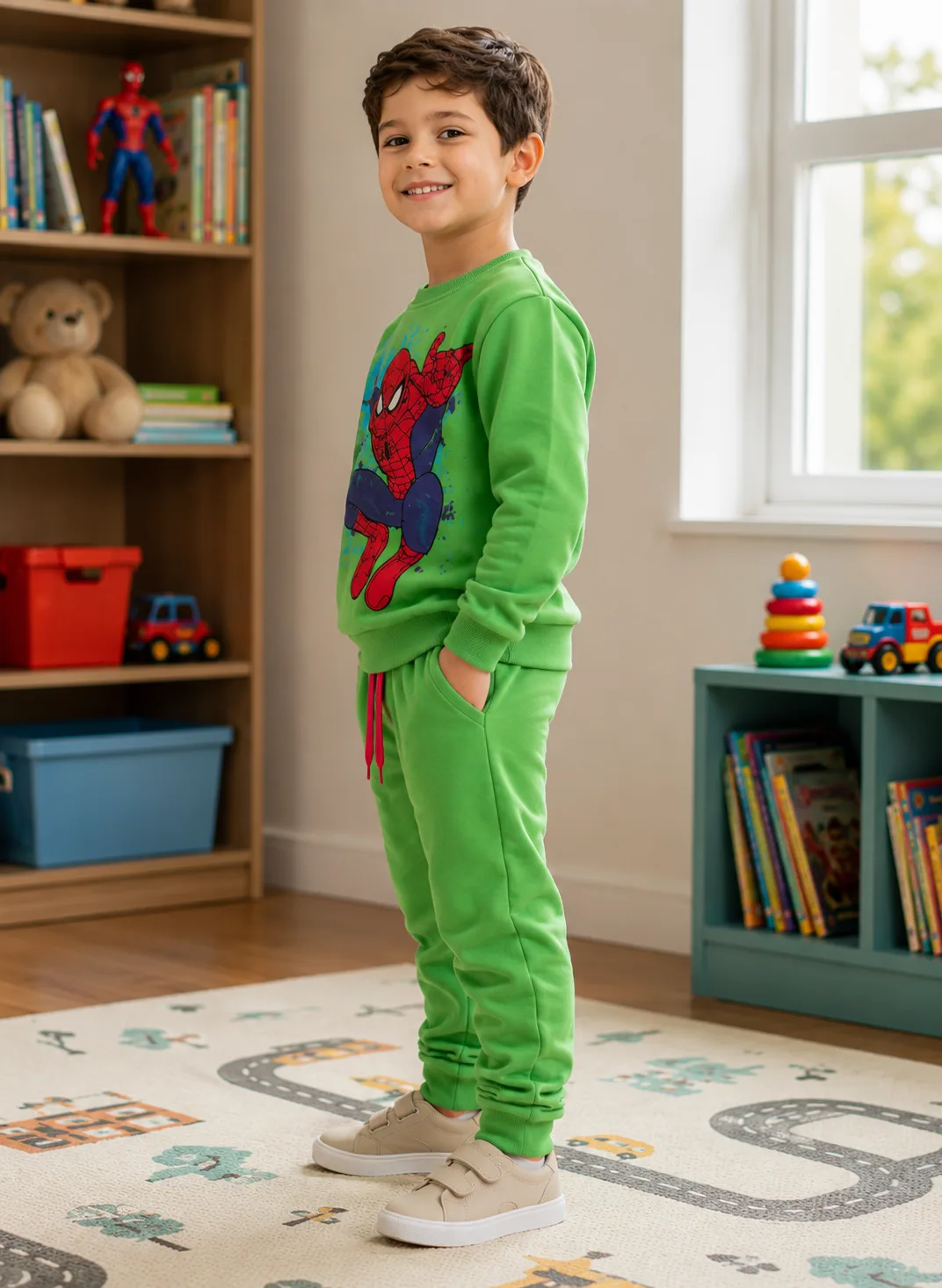 Conjunto Infantil Moletom Masculino lado ou costas