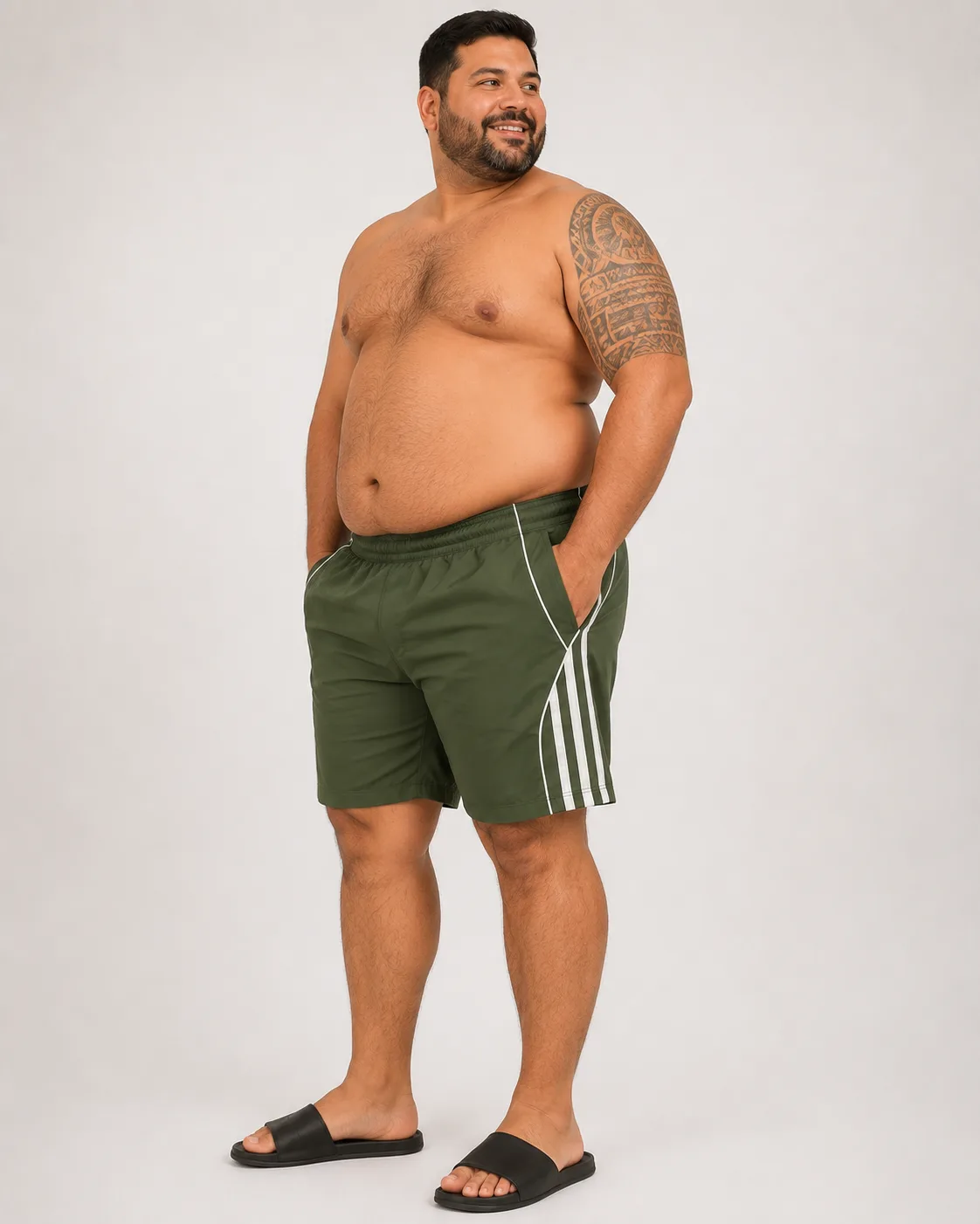 Short Masculino Tactel Plus Size G4 Moda plus Variadas da Loja Precinho10